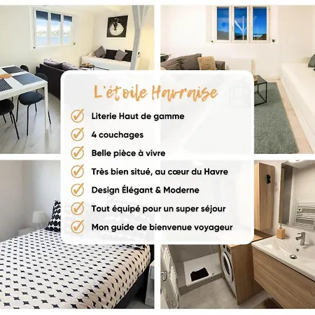 Daire L'etoile Havraise - 4 People 3 Beds Le Havre